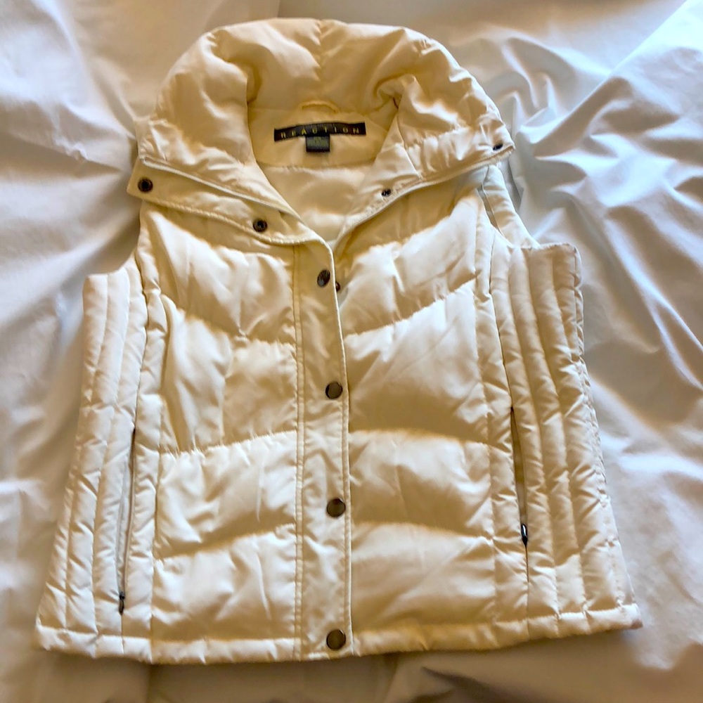 Kenneth Cole Ivory Down Vest